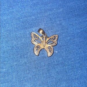 Intricate Gold Butterfly Necklace